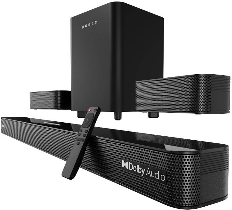 Boult Bassbox X625 Dolby Digital, 625W Power, 5.1 Channel, Dedicated DSP, 3 EQ mode 625 W Bluetooth Soundbar