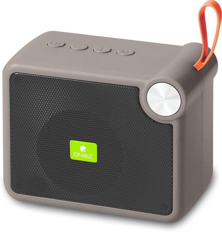 ONBIZ HIGH BASS SOUND SPLASHPROOF WOOFER FOR DEKSTOP WITH SD,AUX 5 W Bluetooth Speaker 5 W Bluetooth Home Audio Speaker