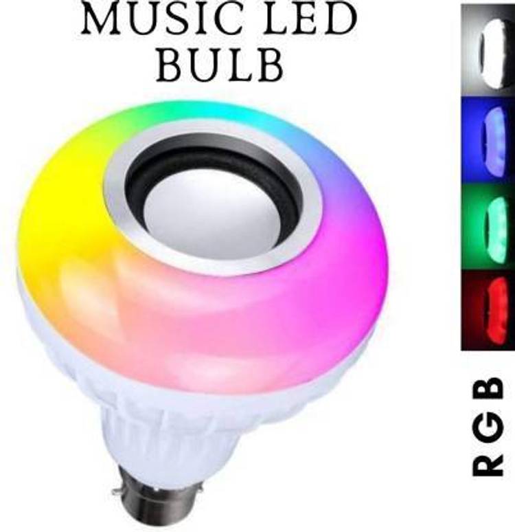 Treadmill Led Bulb With Bluetooth Speaker Music Light Bulb B22 LED White + RGB Light 10 W Bluetooth Home Audio Speaker