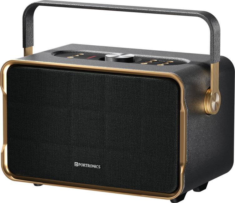 Portronics Harmony Wireless Portable HD Sound , Upto 6 Hours Playtime, 80 W Bluetooth Home Audio Speaker