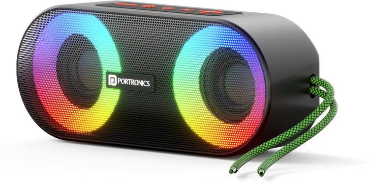 Portronics Pixel 3 Wireless with 7Hrs Playtime, FM, AUX, BT5.3, Water Resistant 10 W Bluetooth Home Audio Speaker