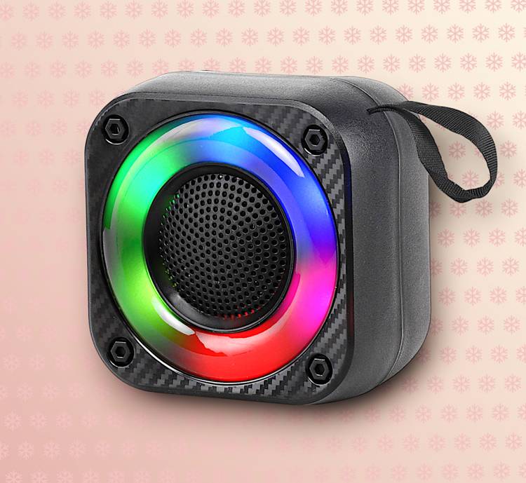 Harjio Wireless Mini Bluetooth 5w Speaker with RGB Light Color Change Mode USB/TF/Card 5 W Bluetooth Home Audio Speaker