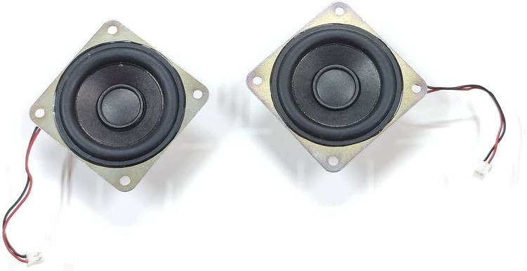 ERHIndia 2 Pcs 2 inch Speaker Woofer 4ohm 3 watt Full Range Speaker 3 W Bluetooth Home Audio Speaker