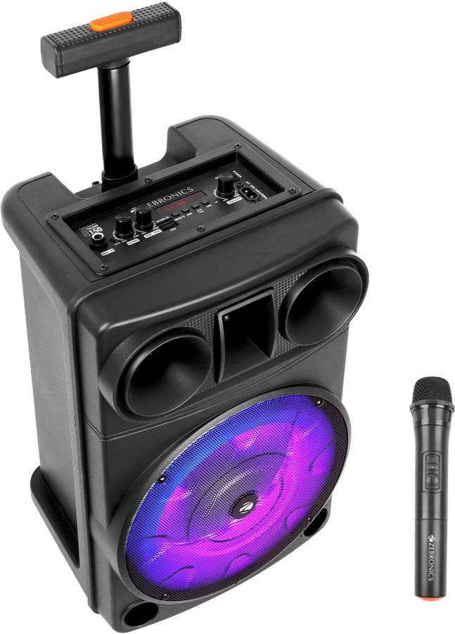 ZEBRONICS Zeb-Thump 150 v5.0, LED Display & lights, RGB, wireless mic ,USB, mSD 24 W Bluetooth Home Audio Speaker