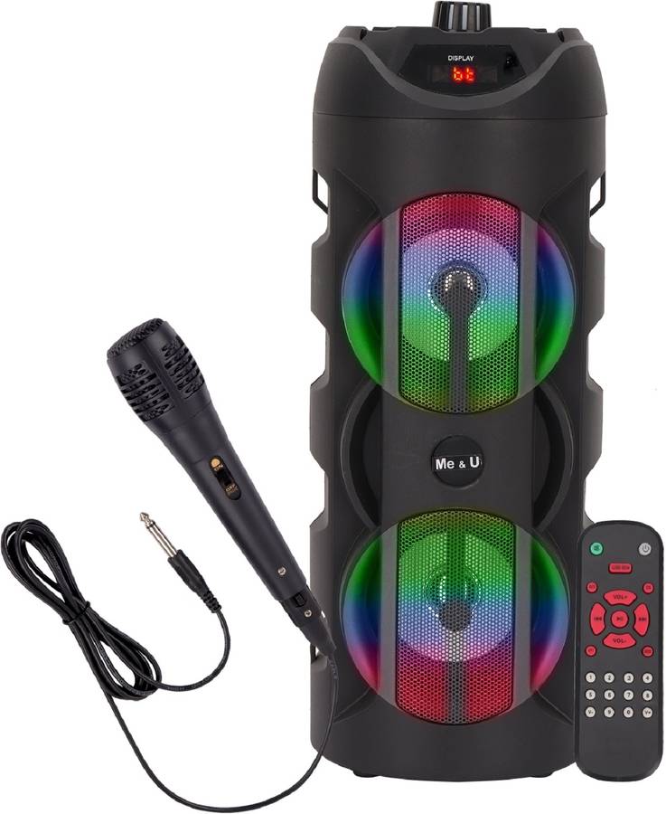 ME&U partymatepro50 RGB karaoke wired microphone 50 W Bluetooth Home Audio Speaker