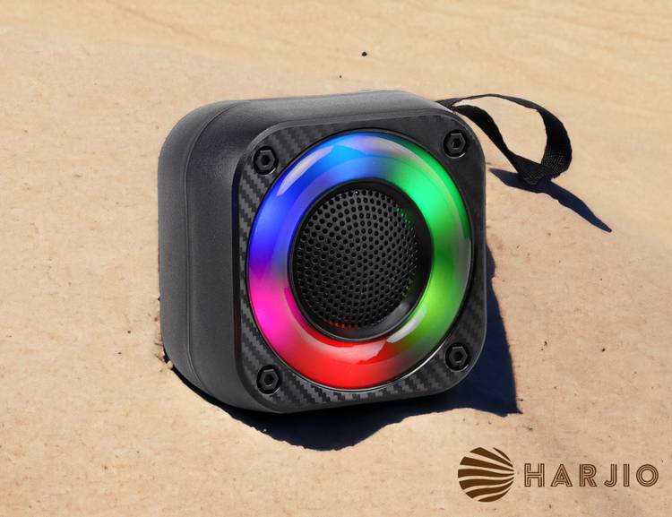 Harjio Wireless Mini Bluetooth Speaker with Powerful Bass & RGB Light Party Speaker 5 W Bluetooth Home Audio Speaker