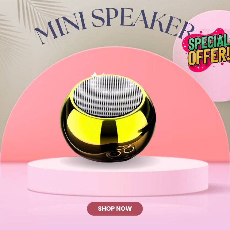GUGGU DJ Box Wireless Small With Big Sound Metal Shinebody Bluetooth SpeakerAS98 5 W Bluetooth Home Audio Speaker