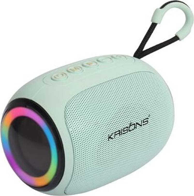 KRISONS Spark Glow-Blue With Usb,Aux & Sd Card 10 W Bluetooth Home Audio Speaker