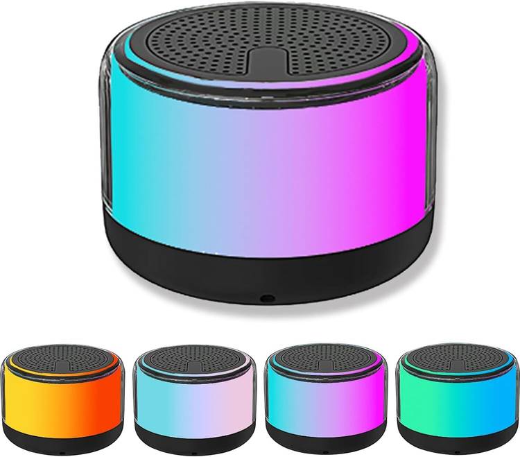 La Shades Portable Bluetooth Speaker RGB Lightning Support TF Card Play, Loud Stereo Sound 10 W Bluetooth Laptop/Desktop Speaker