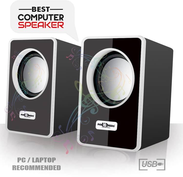 Make Ur Wish Multimedia Sound Bass Subwoofer Speaker System for PC Laptop 3 W Laptop/Desktop Speaker