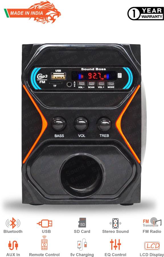 Sound Boss SBHT-2049 20 W Bluetooth Laptop/Desktop Speaker