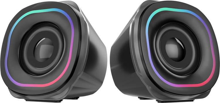 Portronics Intune 5 12W USB Powered Portable Speaker With LED Light Control/Volume Control 12 W Laptop/Desktop Speaker