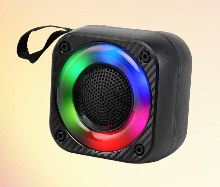 Harjio Wireless Mini Bluetooth Speaker with Powerful Bass & RGB Light Party Speaker 5 W Bluetooth Laptop/Desktop Speaker