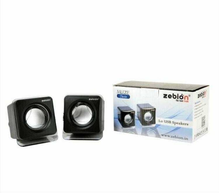 zebion Muze Twin 3 W Laptop/Desktop Speaker