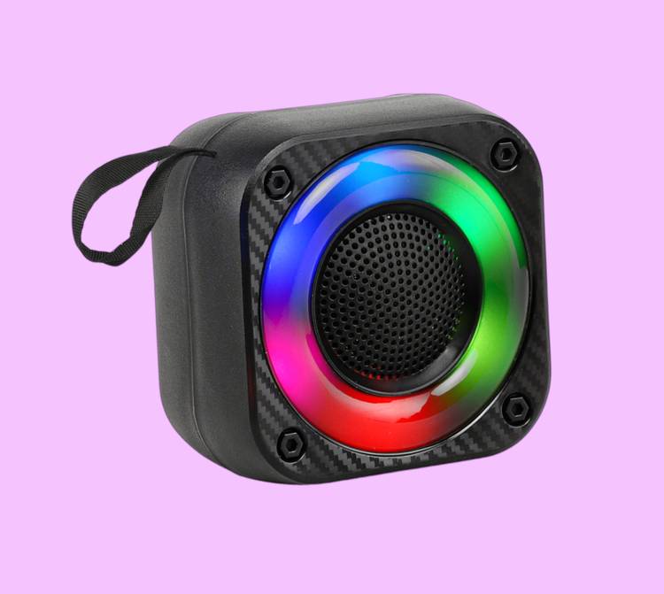 Harjio TWS Portable Wireless Bluetooth Speaker with RGB lights 5w Mini Spraker 5 W Bluetooth Laptop/Desktop Speaker