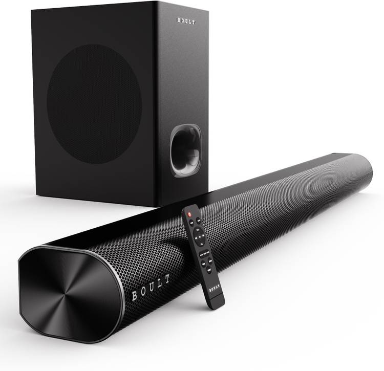 Boult Bassbox X180 with 180W Power, Dedicated DSP, 2.1 Channel, Subwoofer, 3 EQ Modes 180 W Bluetooth Soundbar