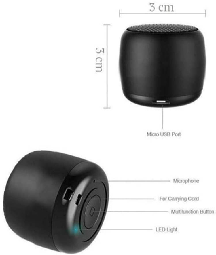 Clairbell IXOA_Coin Speaker Mini Boost Coin Smart Wireless Portable Bluetooth Speaker 48 W Bluetooth Soundbar