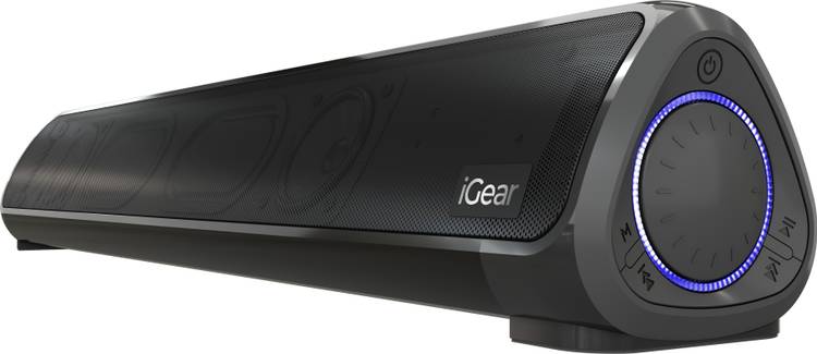 iGear Immerse 20W Bluetooth Soundbar Multiple Playing Options, Inbuilt SubWoofer 20 W Bluetooth Soundbar