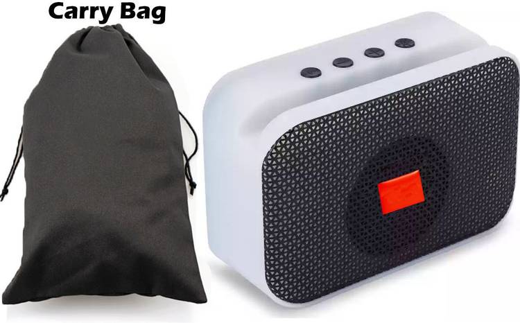 BUFONA Best Buy Mini Speaker + Carry Pouch with hanging rope Small Body Big Sound Smart Speaker Super Ultra Mini Boost Wireless Portable Bluetooth|3D sound| Splash proof Multimedia Speaker Built-in Mic High Bass Selfie Remote Control Control Button Low H