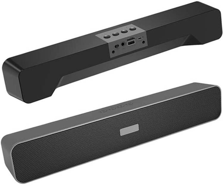 ZWOLLEX HIGH BASS Soundbar For 9.5 Hours Playtime Mini Wireless Speaker for Parties 10 W Bluetooth Soundbar