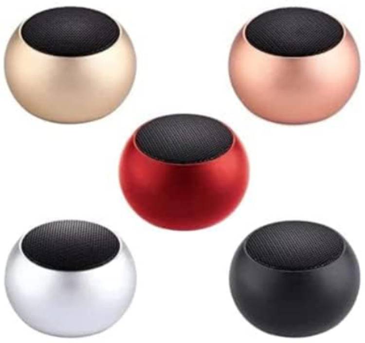 GUGGU KLNA_mini M3 Colorful Wireless Bluetooth Speakers Mini Round Steel Speaker 48 W Bluetooth Soundbar