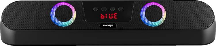 iNFiRe FireBar 16 upto 6 Hours PlayTime, Surrounding Sound, TWS With RGB Lights 16 W Bluetooth Soundbar