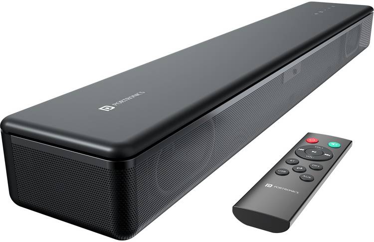 Portronics Sound Slick 8 80W Touch Control Bluetooth Soundbar,Surround Sound With Remote 80 W Bluetooth Soundbar