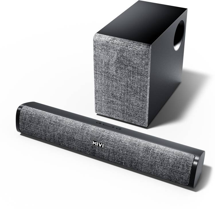 Mivi Fort S48 With Subwoofer, 48W, BT V5.3 48 W Bluetooth Soundbar