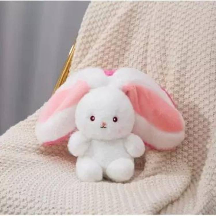 Liquortees Openable Cute Strawberry Bunny soft doll for girls toy  - 25 cm