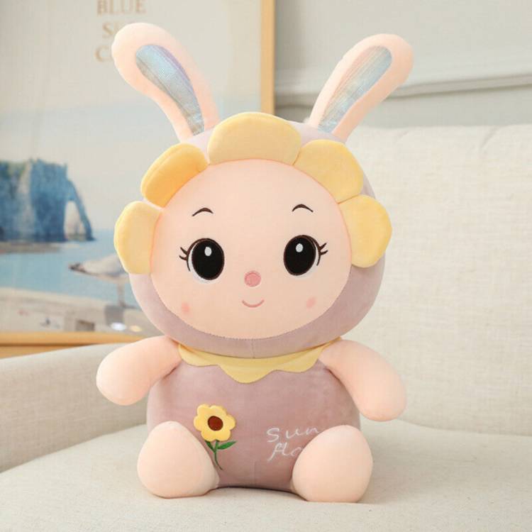 Teddify Bunny Sunflower Teddy bear soft toy soft doll  - 35 cm