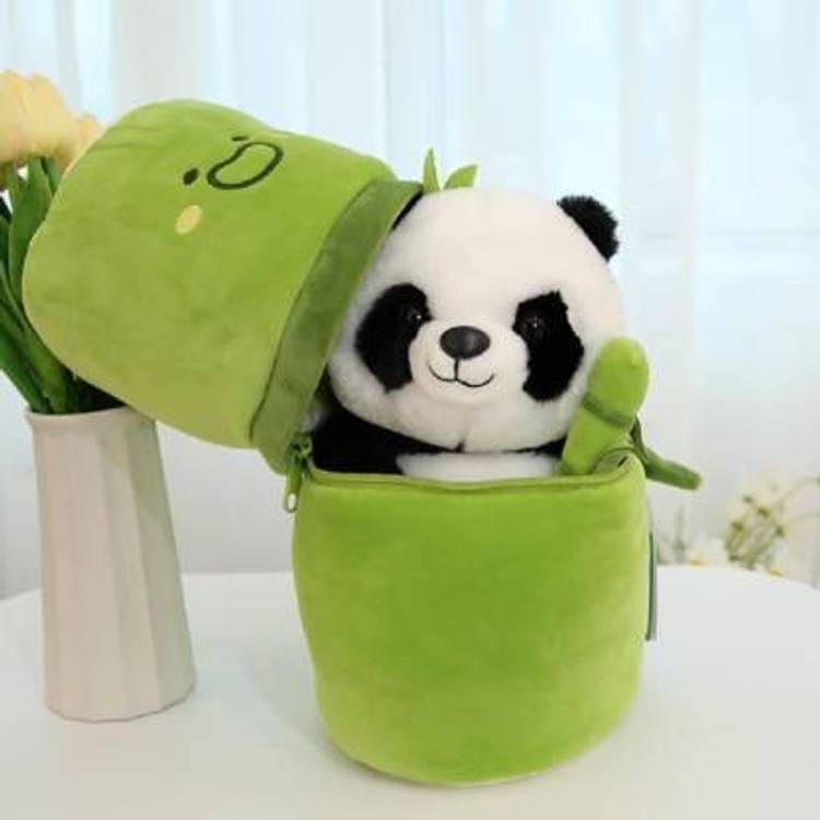 msy Panda Bamboo soft toys for Baby, kids playing teddy bear - 18 cm