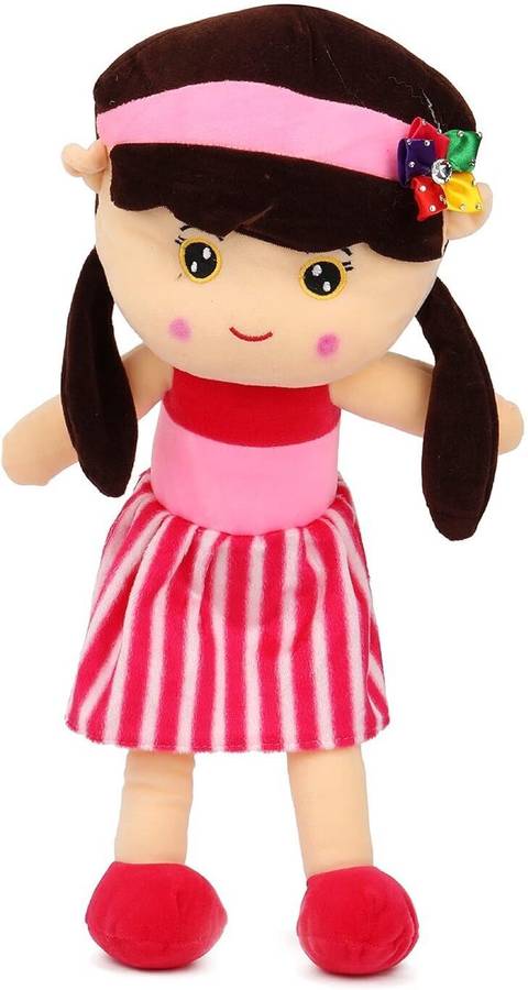 BKDT Marketing Cute Huggable Doll Soft Toy for Girls Baby0/Kids | Stuffed Plush toy | Soft Doll - 29 mm
