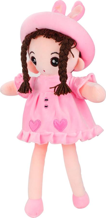 Webby Plush Cute and Huggable Soft Doll Toys | Adorable Gift for Toddler and Baby Girl - 55 cm