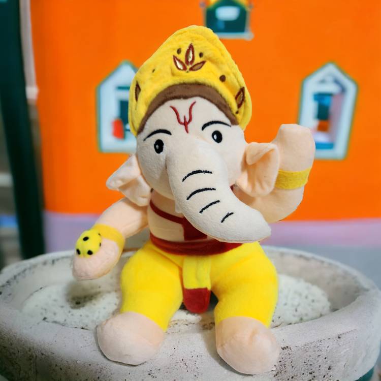 Ptc Bal Ganesha , Kids Playing, Girls ,stuff toy , plush toy, Girls Playing & Gift  - 30 cm