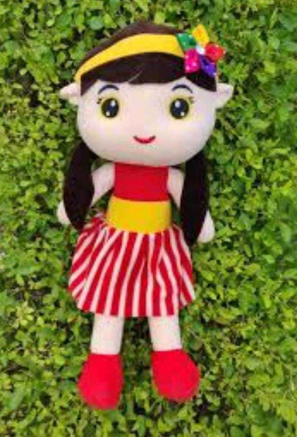 MEENUSHOPTOYS HELLO DOLL PLUSH CUTE STUFFED TOY FOR GIRL  - 42 cm