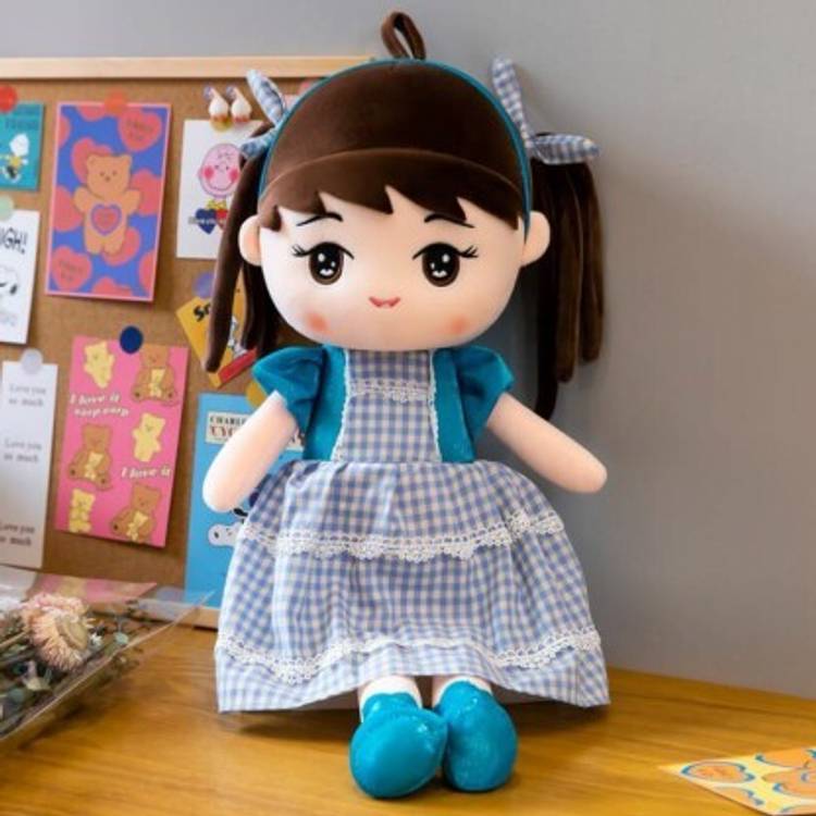 AN Teddy Sparkling Princess Doll Soft Plush Stuffed Toys for Baby Girls Birthday Gift  - 45 cm