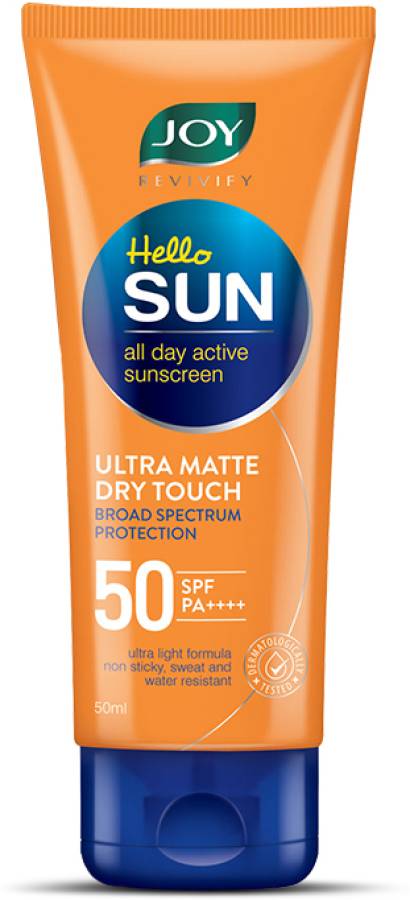 Joy Revivify Hello Sun Ultra Matte Dry Touch All Day Activate Sunscreen - SPF 50 PA++++ Price in India