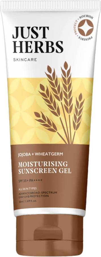 Just Herbs Moisturizing Sunscreen Gel For Complete Sun Protection With - SPF 35 + PA++++ Price in India