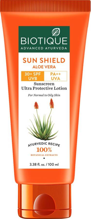BIOTIQUE Bio Aloe Vera SPF 30 Sunscreen 100 ml - SPF 30+ SPF Price in India