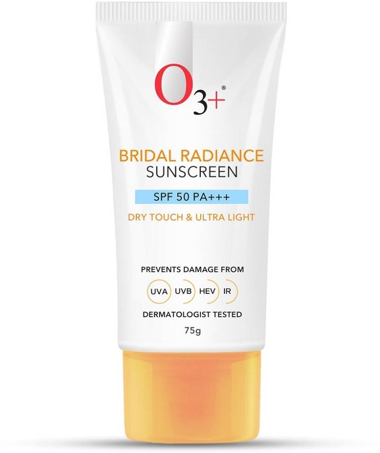 O3+ Bridal Radiance Sunscreen SPF 50 PA +++ - SPF 50 PA+++ Price in India