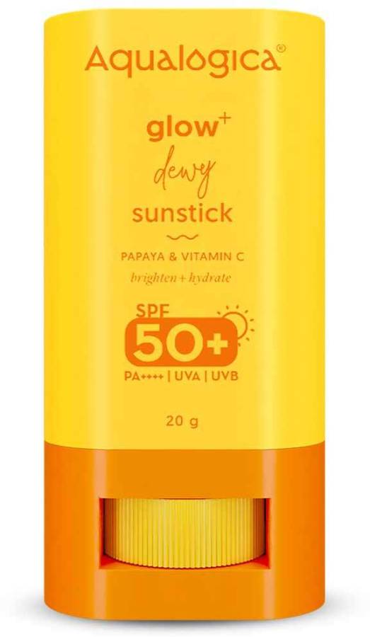 Aqualogica Glow+ Dewy Sunstick with Papaya & Vitamin C - SPF 50+ PA++++ Price in India