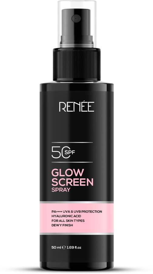 Renee Glowscreen SPF 50 Sunscreen Spray - 50ml - SPF 50 PA++++ Price in India