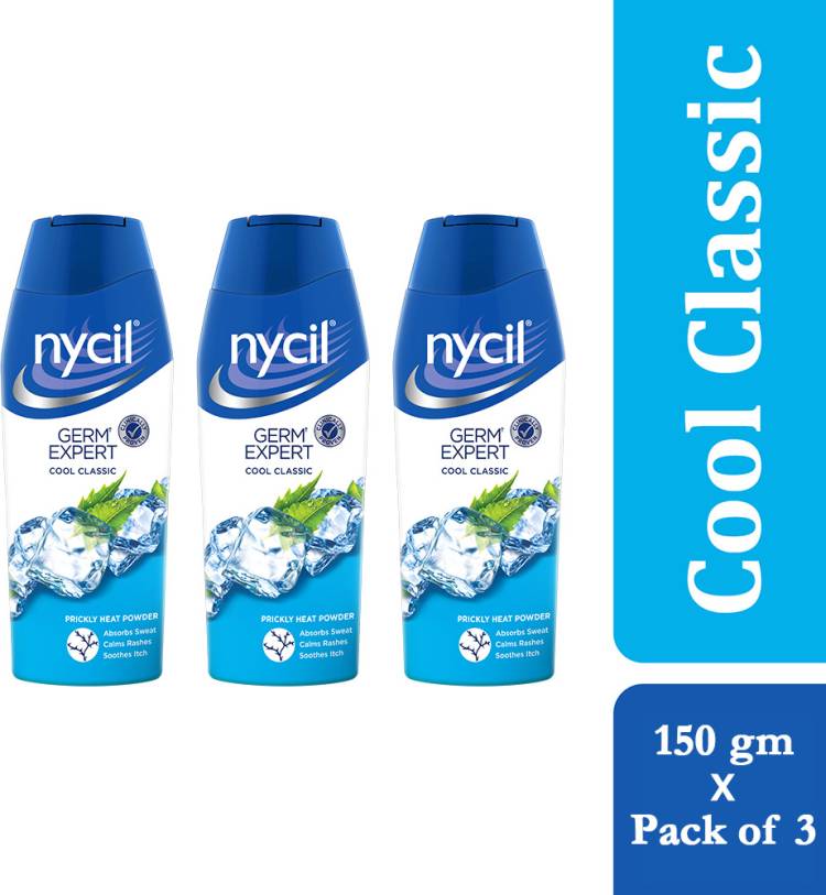 NYCIL Cool Classic Prickly Heat Talcum Powder, 150g Price in India