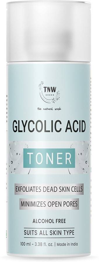 TNW - The Natural Wash Glycolic Acid Toner Exfoliates Dead Skin cells Minimizes Open Pores Men & Women Price in India
