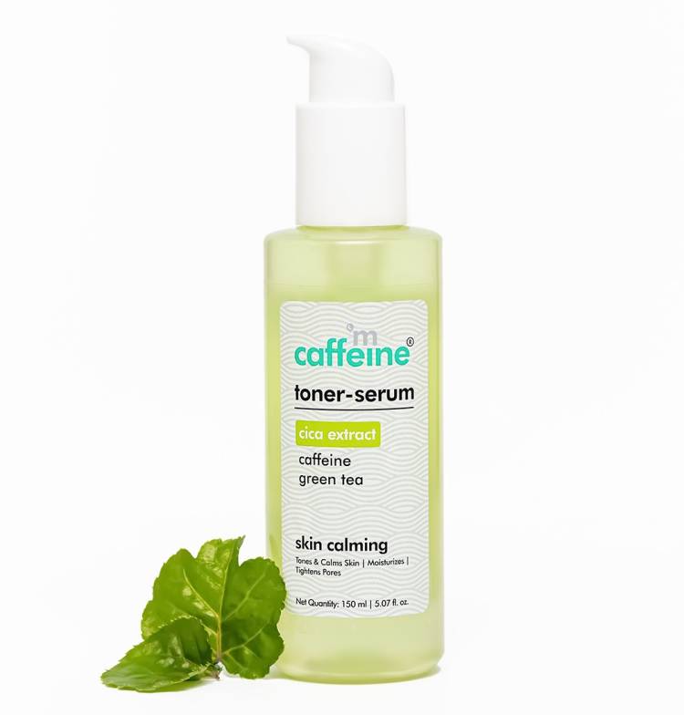 mCaffeine Cica 2in1 Toner-Serum with Green Tea | Calms Skin, Tightens Pores & Moisturizes Men & Women Price in India
