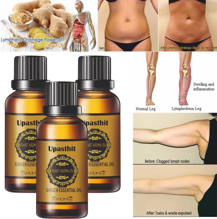 UPASTHIT Ginger Massage Oil for a Belly Fat Drainage oil Reduce Fat Loss Oil Men & Women Men & Women Price in India
