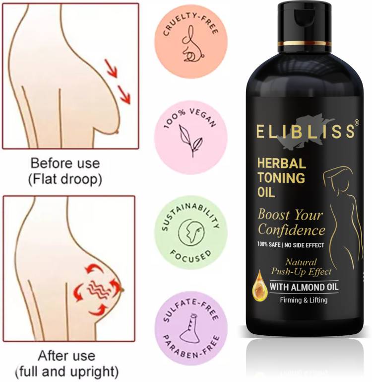 ELIBLISS Ayurvedic Bre@st and Body Care Massage Oil for Women Women Price in India