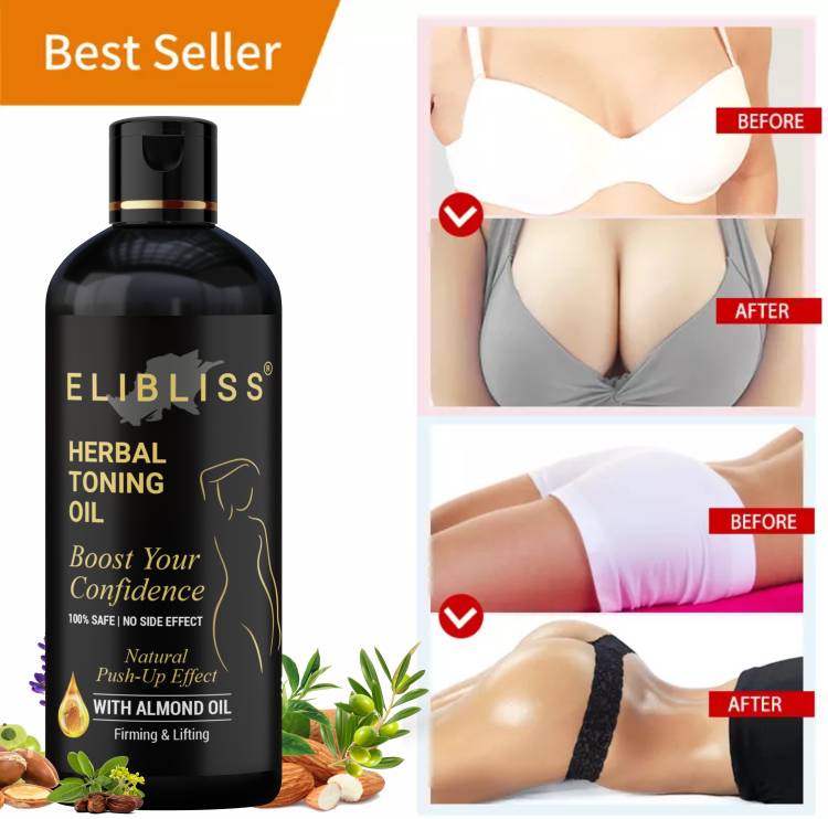 ELIBLISS Toning Oil 100% Natural Bosom Massage Oil for Body Bust Women Price in India