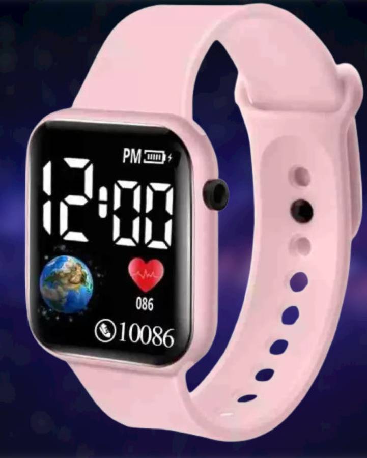 HLMT pink Digital Latest Kids watch for boys and girls Smartwatch Price in India