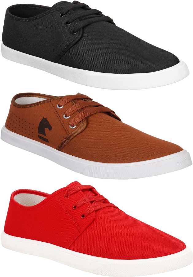 Buy @Rs.494-World Wear Footwear Combo Pack of 3 Casual Loafer Sneakers ...